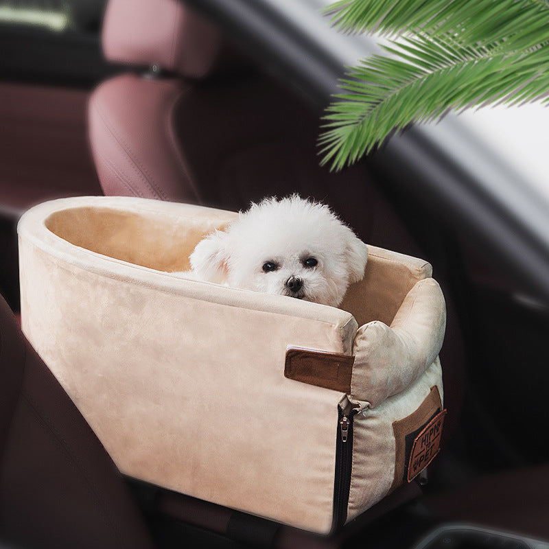 Car Safety Pet Seat Bed With Travel Carrier Design