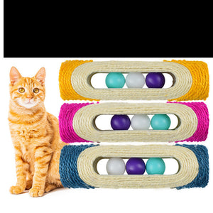 Elevate Your Cat's Playtime with the Long Sisal Pet Scratching Drum Toy