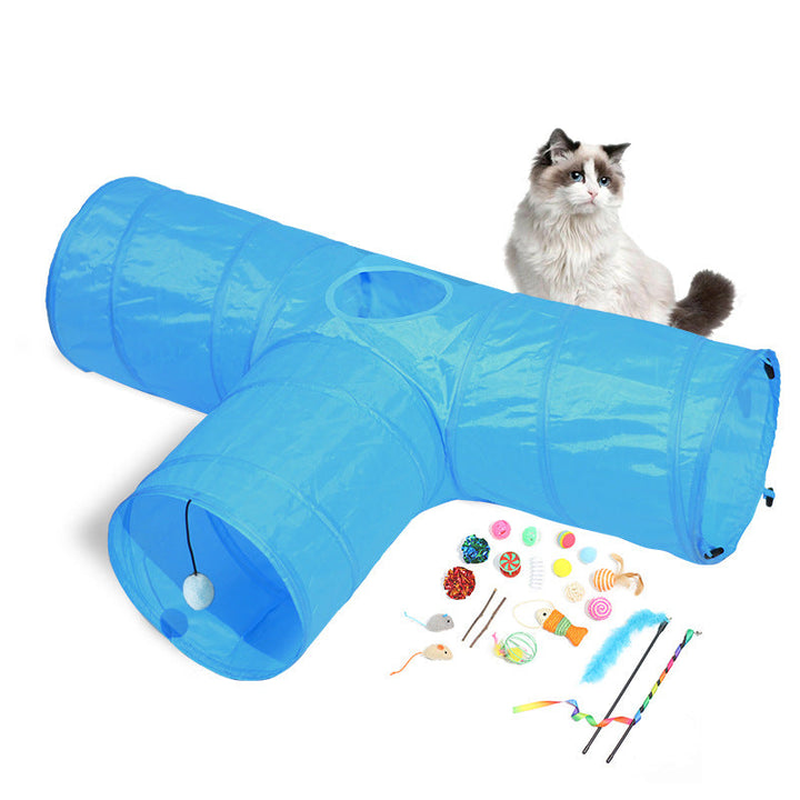 The Ultimate Foldable Pet Tunnel: Fun for Your Feline Friend!