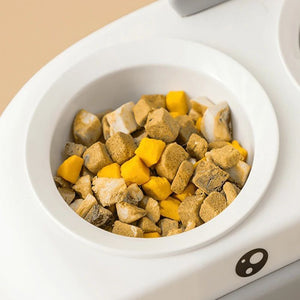 Duck Design Double Pet Food And Water Feeding Bowl
